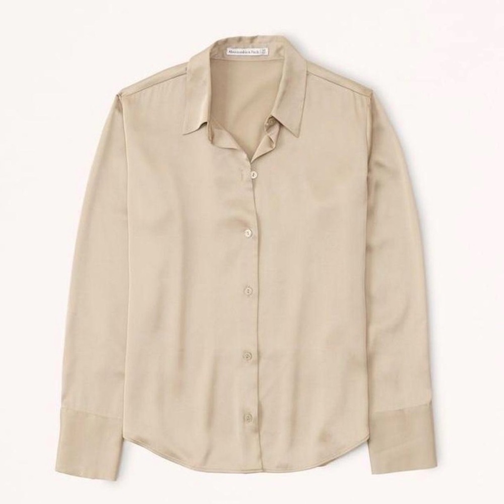 Abercrombie & Fitch Beige Shirt